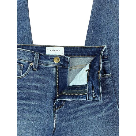 Evereve The Ever Straight Leg Cropped Denim Jeans in Composed Blue Size 26 NEW - Picture 9 of 13